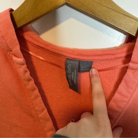 Sweaty Betty After Class Relaxed Hoodie Pullover Warm Pink Size XS - Picture 4 of 7